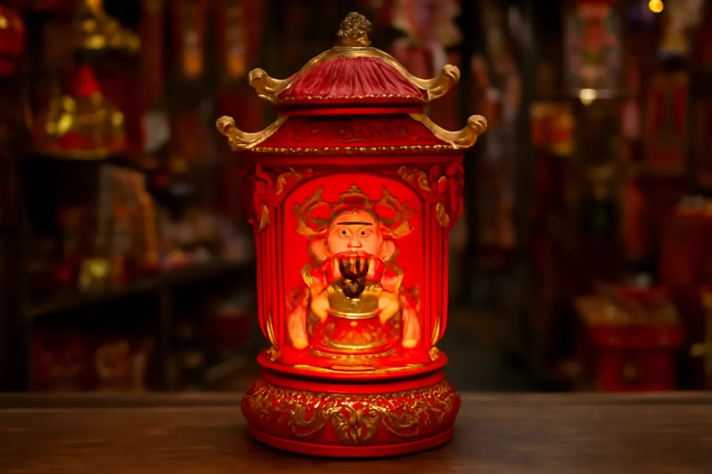Đèn thờ thần tài thổ địa mini để bàn